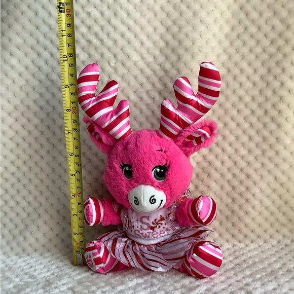 Build A Bear Small Fry Striped Reindeer Stuffed Animal Plush With Outfit - Picture 2 of 10